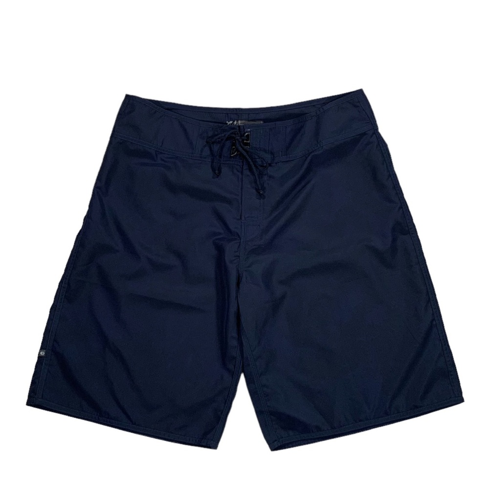 Vintage Recon Nort Futura Stash Dark Blue Script Logo Casual Board Shorts Sz XL